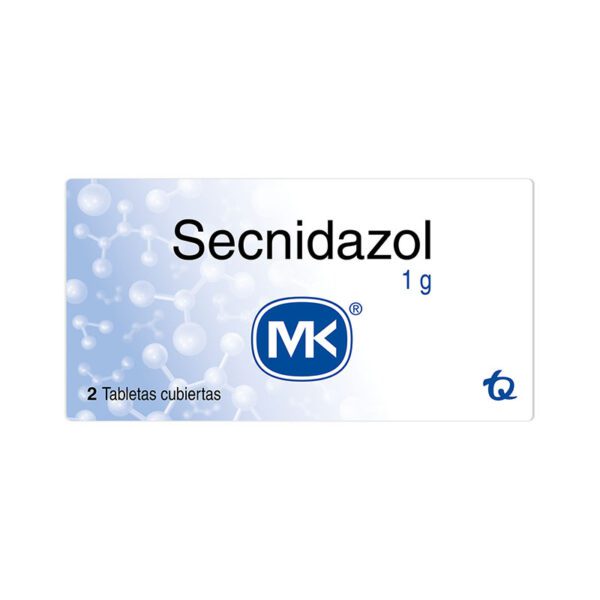 Secnidazol 1 Gr 2 Tabletas Mk - Imagen 2