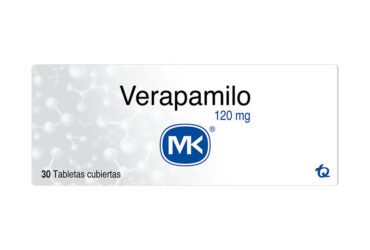 Verapamilo 120 Mg 30 Tabletas Mk