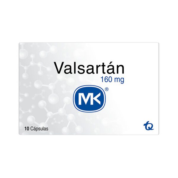 Valsartán 160 Mg 10 Capsulas Mk(M)13264