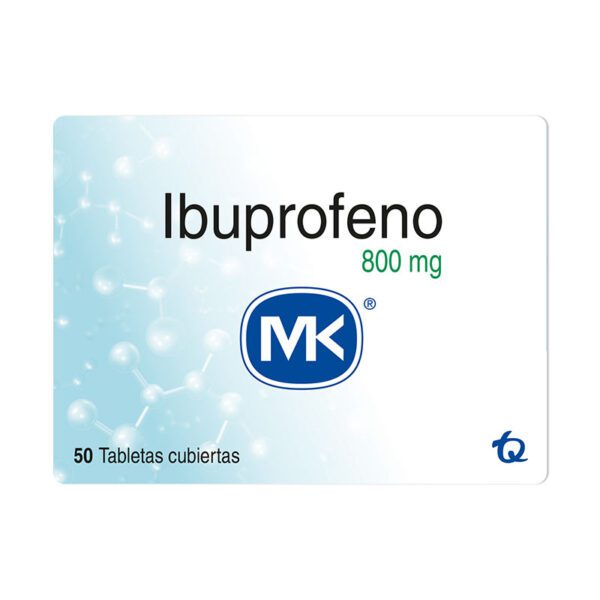 Ibuprofeno 800 Mg 50 Tabletas Mk - Imagen 2