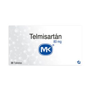 Telmisartán 80 Mg 30 Tabletas Mk (A)(M)25992