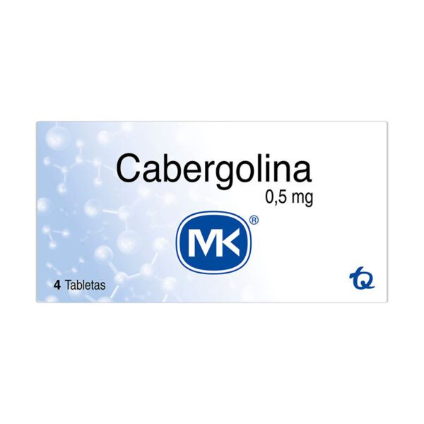 Cabergolina 0.5 Mg 4 Tabletas Mk(M)31524 - Imagen 2