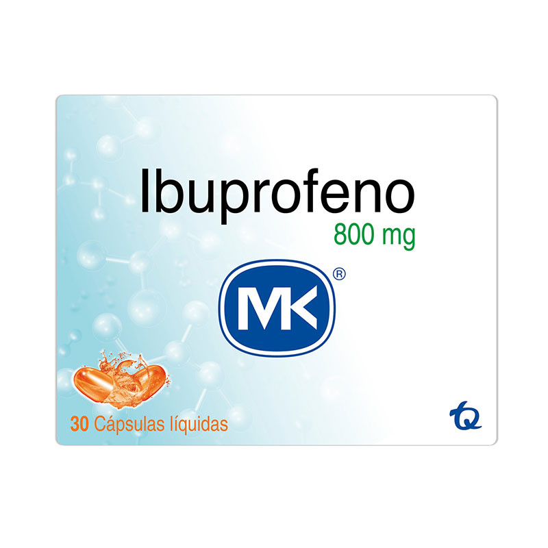 Ibuprofeno 800 Mg 30 Cápsulas Blandas Mk - Imagen 2