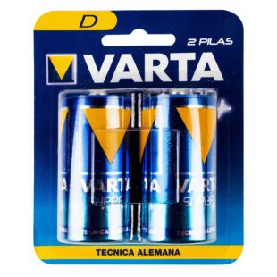 Pila Varta Súper Azul Grande 2 Unidades R.1020