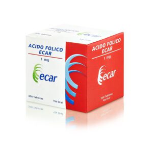 Ácido Fólico 1 Mg Sobre 10 Tabletas Ec