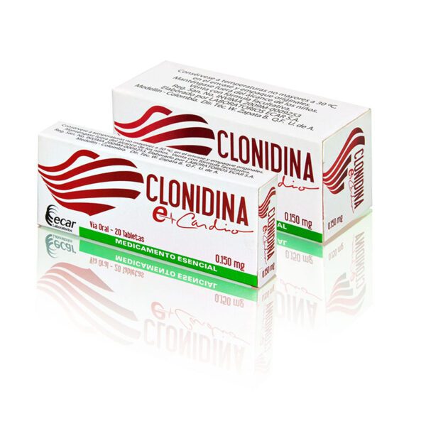Clonidina 150 Mg 20 Tabletas Ec - Imagen 2