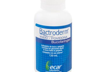 Bactroderm Yodopovidona Bucofaringeo 120 Ml