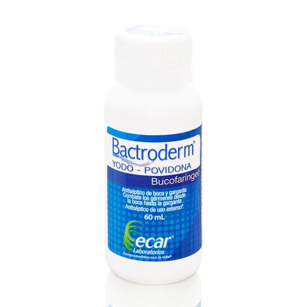 Bactroderm Yodopovidona Bucofaring.60 Ml - Imagen 2