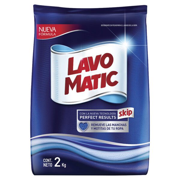 Detergente Polvo Lavomatic Floral 2000Gr