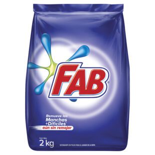 Detergente Polvo Fab Floral 2000Gr