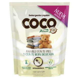 Detergente Coco Varela Prendas Delicadas 1.8 Lt