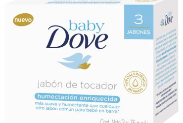3 Jabones Dove Baby Humectación Enriquecida 75 Gr