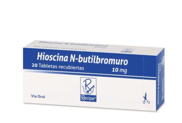 Hioscina N-Butil Bromuro 10 Mg 20 Tabletas Rc