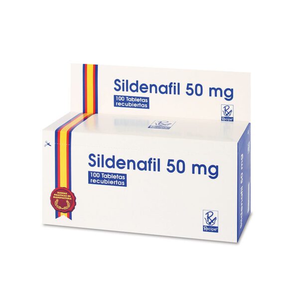 Sildenafil 50 Mg 100 Tabletas Rc - Imagen 2