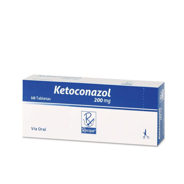 Ketoconazol 200 Mg 10 Tabletas Rc
