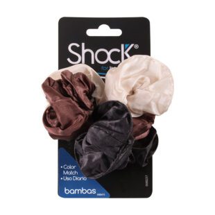3 Shock Bamba Moka Satinadas Blister