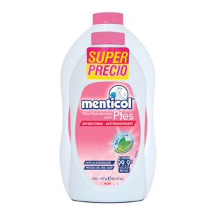 Talco Menticol Mujer 300 Gr + 120 Gr Súper Precio