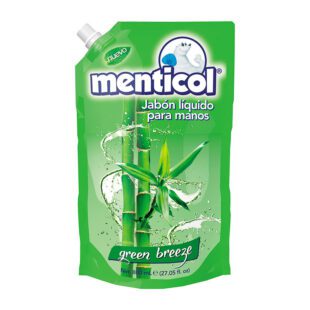 Jabón Líquido Menticol Doy Pack Green Breeze 800Ml