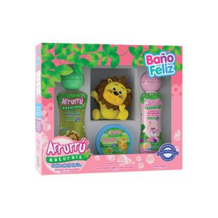 Estuche Arrurru Naturals Baño Feliz Rosado