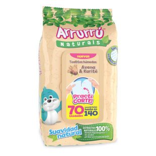 Toallitas Húmedas Arrurru Avena Precio Especial 70 Unidades
