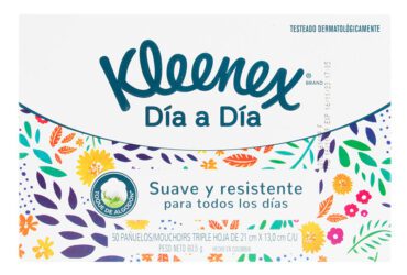 Pañuelos Kleenex Clásico 50 Unidades