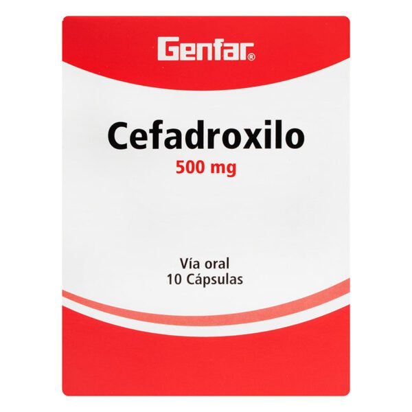 Cefadroxilo 500 Mg 10 Cápsulas Gf