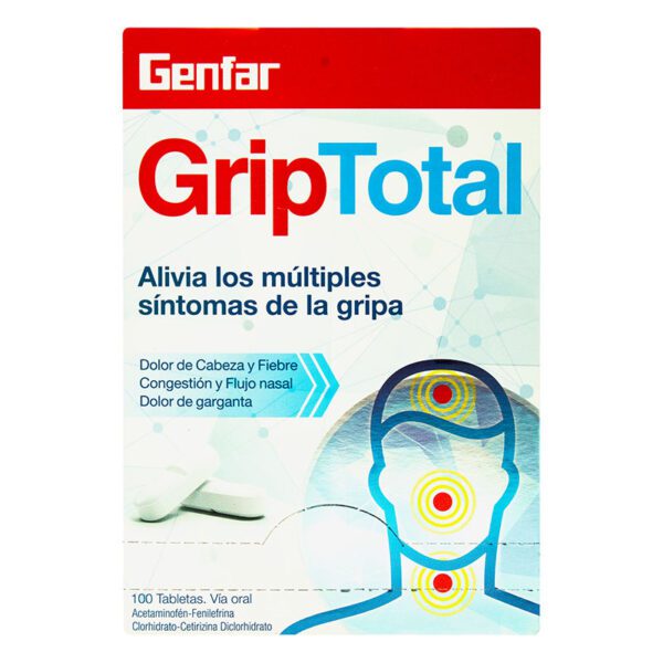 Genfargrip 100 Tabletas Gf - Imagen 2