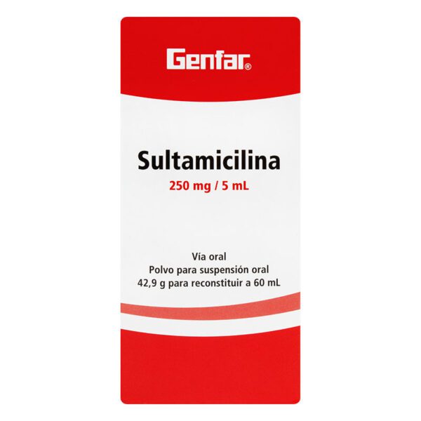 Sultamicilina 250 Mg/5 Ml 60 Ml Gf - Imagen 2