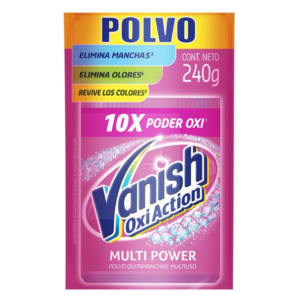 Polvo Vanish Pink 240 Gr Súper Ahorro