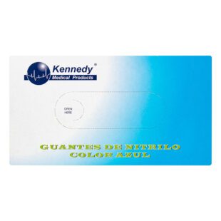 Guante Nitrilo Kennedy Azul T.M 100 Uds