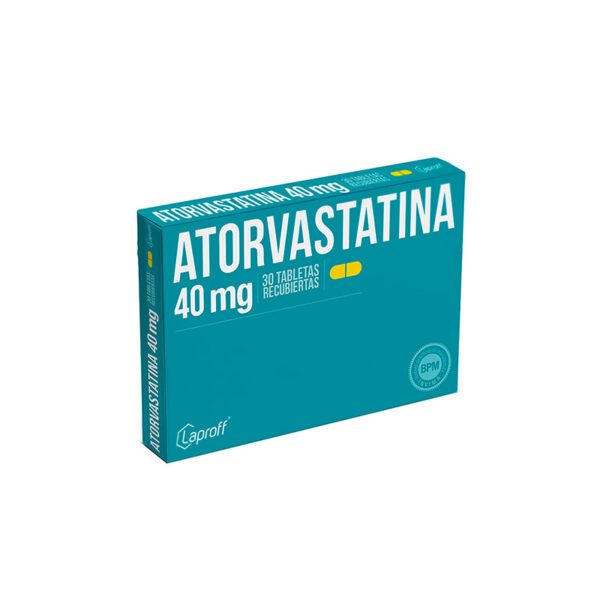Atorvastatina 40 Mg 30 Tabletas Lp - Imagen 2