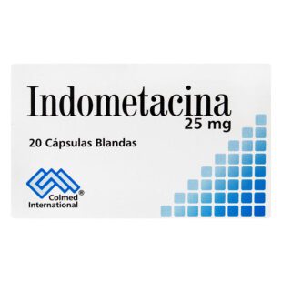 Indometacina 25 Mg 20 Cápsulas Pc