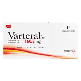 Varteral 160/5 Mg 14 Cápsulas Blandas