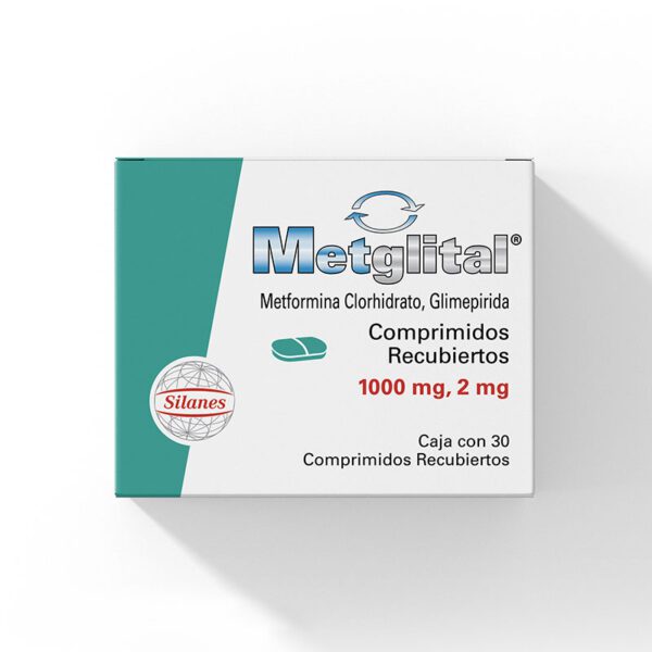 Metglital 2/1000 Mg 30 Tabletas - Imagen 2