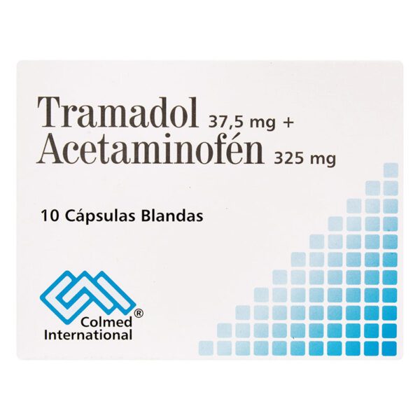 Tramadol 37.5 Mg + Acetaminofén 325 Mg 10 Cápsulas Pc - Imagen 2