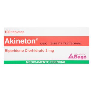 Akineton 2 Mg 100 Tabletas