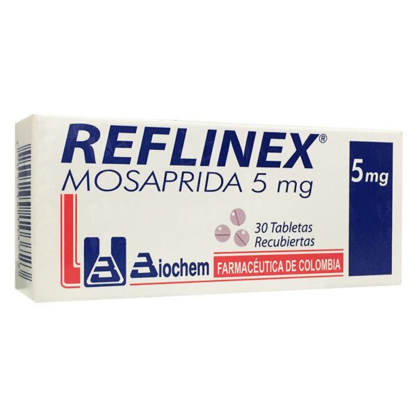 Reflinex 5 Mg 30 Tabletas