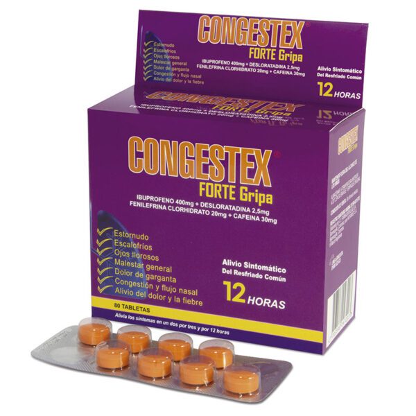 Congestex Forte 80 Tabletas - Imagen 2