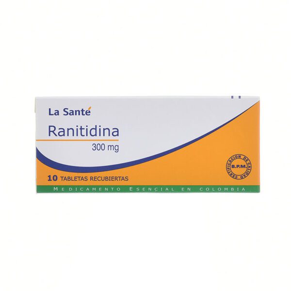 Ranitidina 300 Mg 10 Tabletas Ls