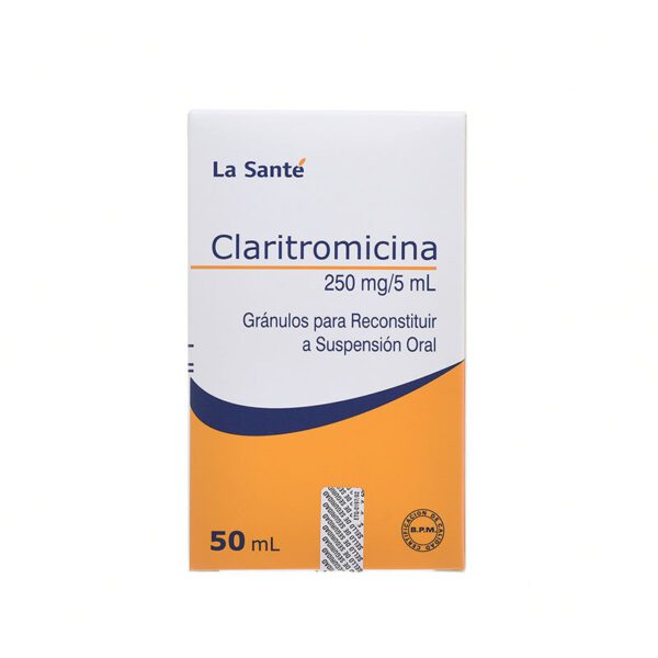 Claritromicina 250 Mg Suspensión 50 Ml Ls - Imagen 2