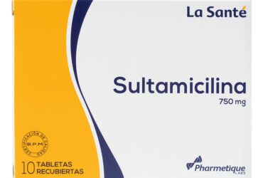 Sultamicilina 750 Mg 10 Tabletas Ls (3%+)(Pae)