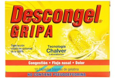Descongel Gripa 10 Cap.Blanda Gelatin.