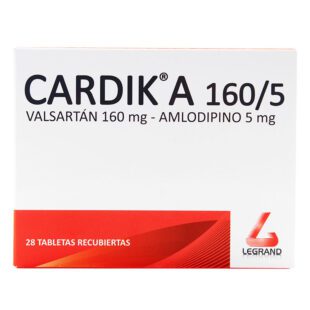 Cardik A 160/5 Mg 28 Tabletas (A)