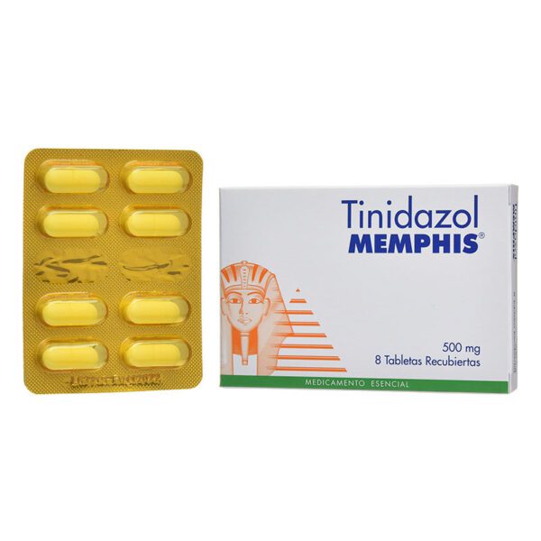 Tinidazol 500 Mg 8 Tabletas Mp