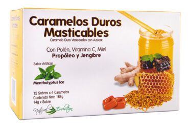 Caramelo Duros Masticables 12 Sobres