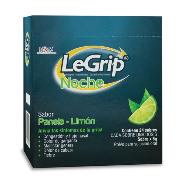 Legrip Noche 500 Mg. 24 Sbs Icom - Imagen 2