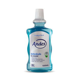 Enjuague Andes Bucal Anti Cálculo 1000Ml Lb