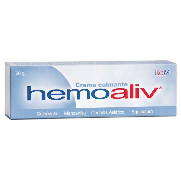 Crema Calmante Hemoaliv 60 Gr Icom - Imagen 2