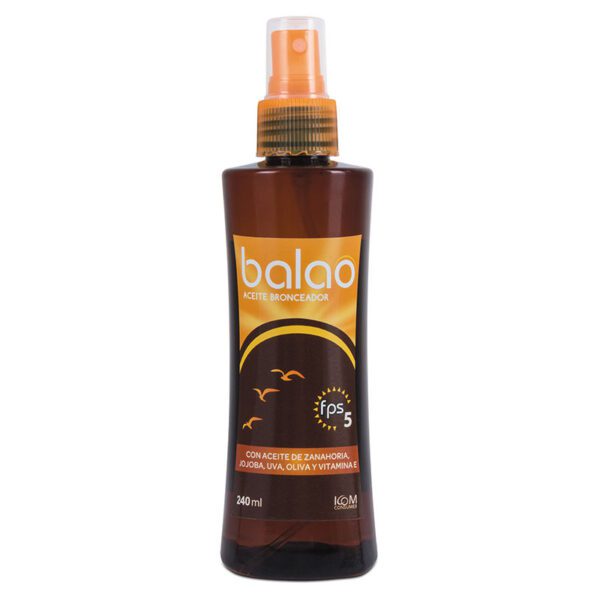 Aceite Bronceador Balao Spf 5 Spray 240Ml - Imagen 2