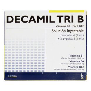 Decamil Tri B 6 Ampollas